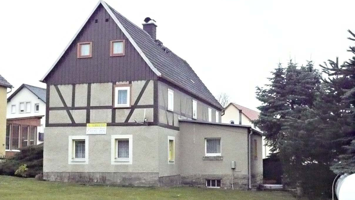 historisches Fachwerkhaus in der sächsischen Schweiz