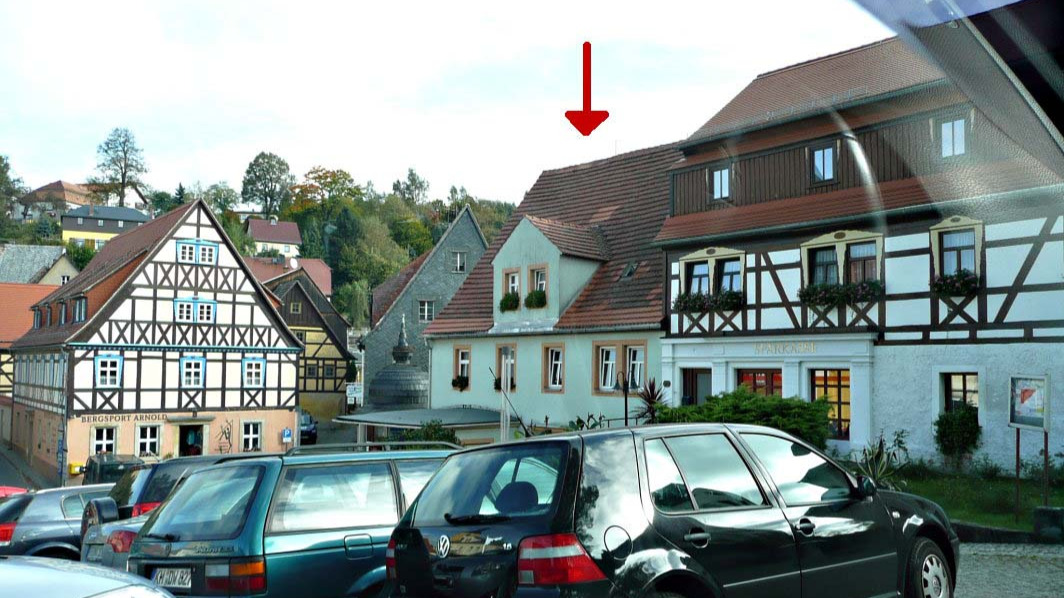 im Zentrum von Hohnstein